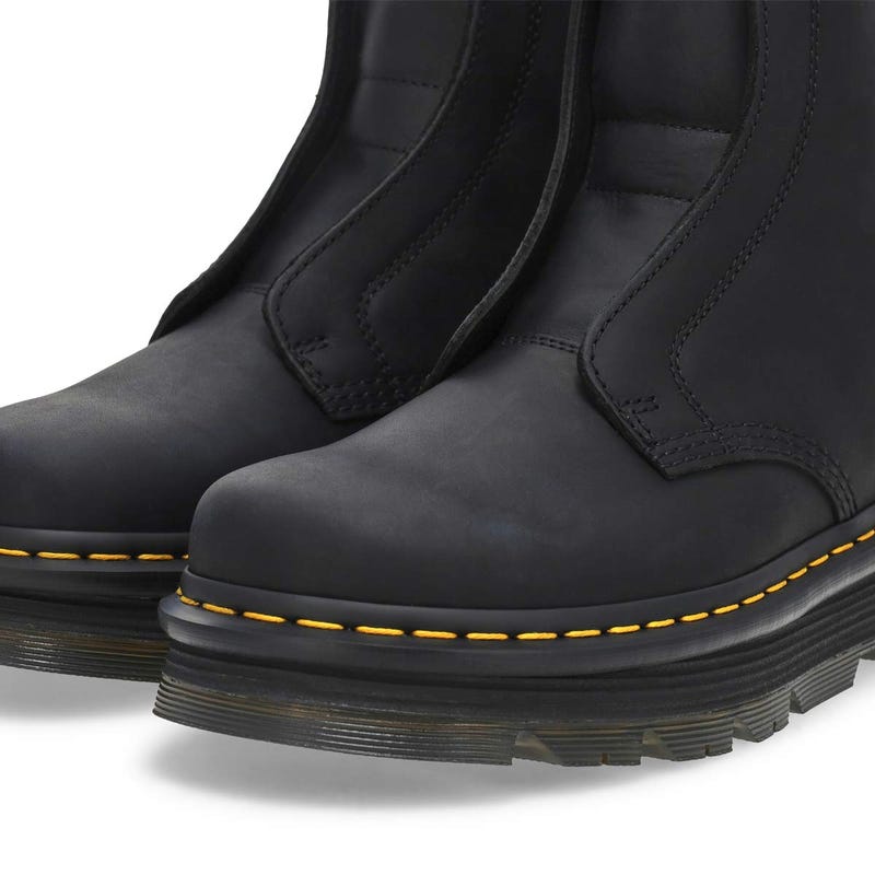 Unisex ZebZag Laceless Casual Boot - Black