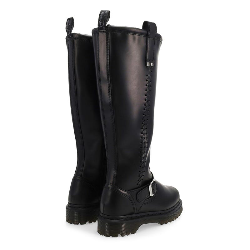 Women's  Anistone Tall Biker Boot - Black