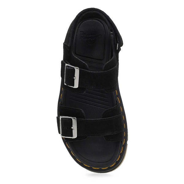 Women's  ZebZag 2 Strap Casual Sandal - Black