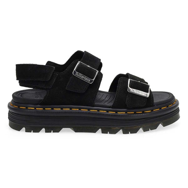 Women's  ZebZag 2 Strap Casual Sandal - Black
