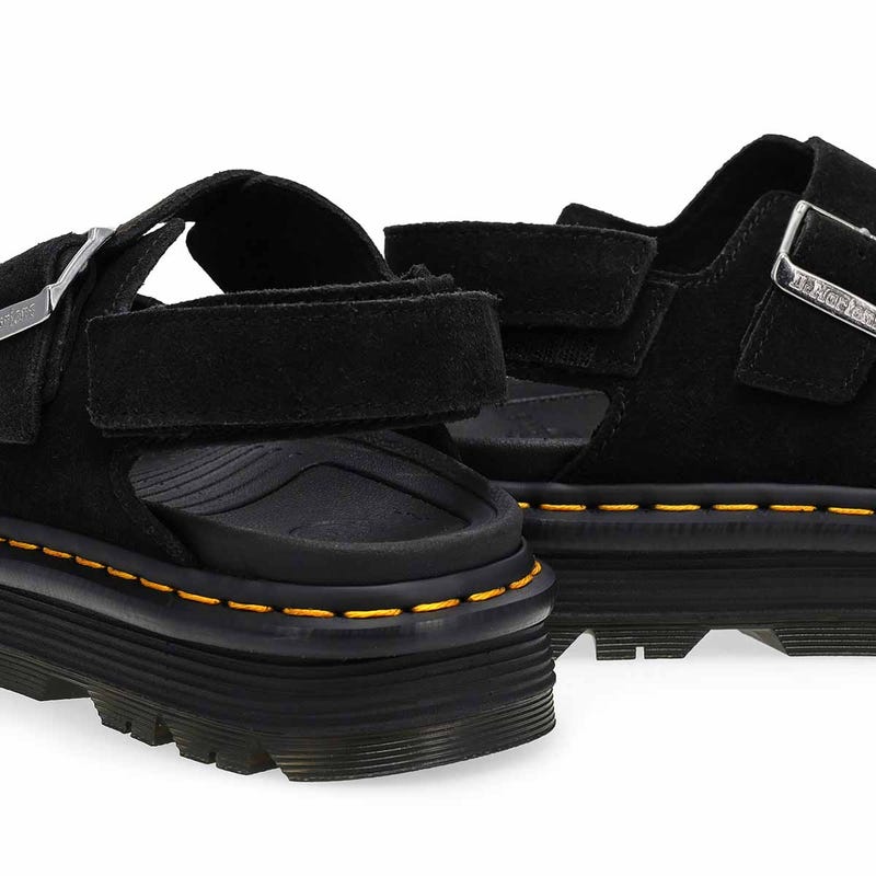 Women's  ZebZag 2 Strap Casual Sandal - Black