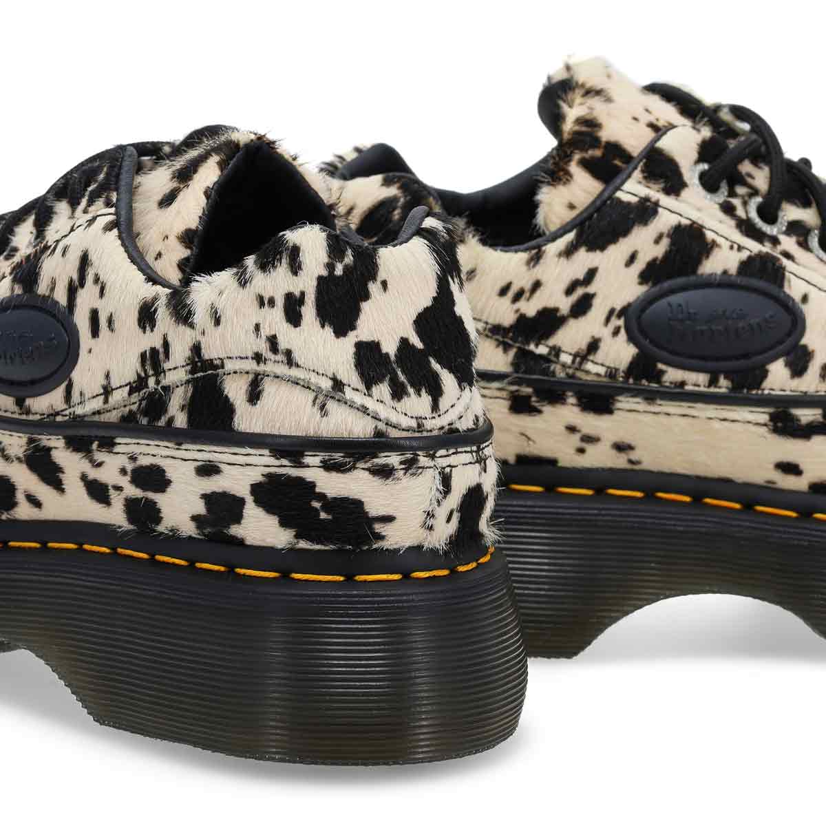 Richelieu décontracté 5 œillets à plateforme BUZZ, dalmatien, femmes