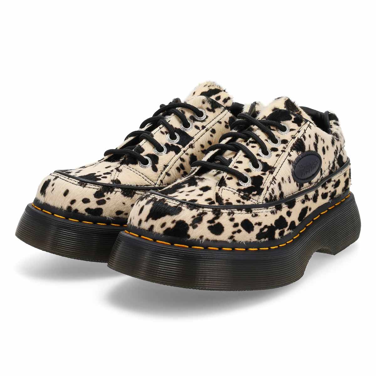 Richelieu décontracté 5 œillets à plateforme BUZZ, dalmatien, femmes