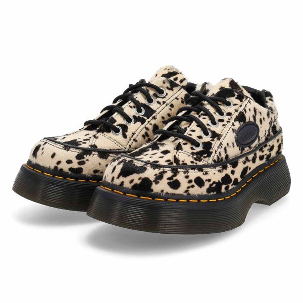 Richelieu décontracté 5 œillets à plateforme BUZZ, dalmatien, femmes