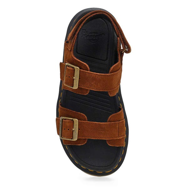 Women's  ZebZag 2 Strap Casual Sandal - Sepia Brown