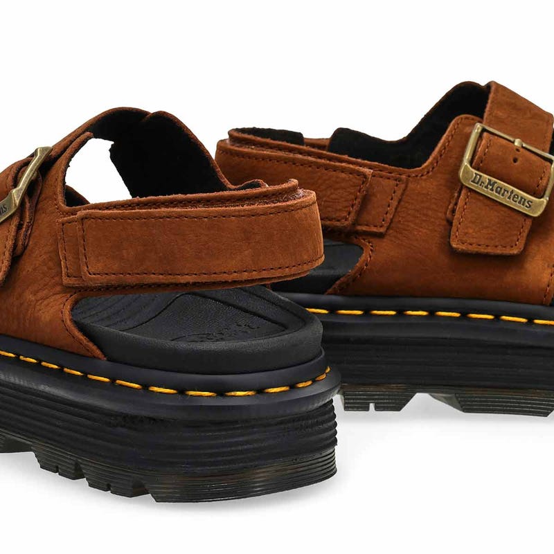 Women's  ZebZag 2 Strap Casual Sandal - Sepia Brown