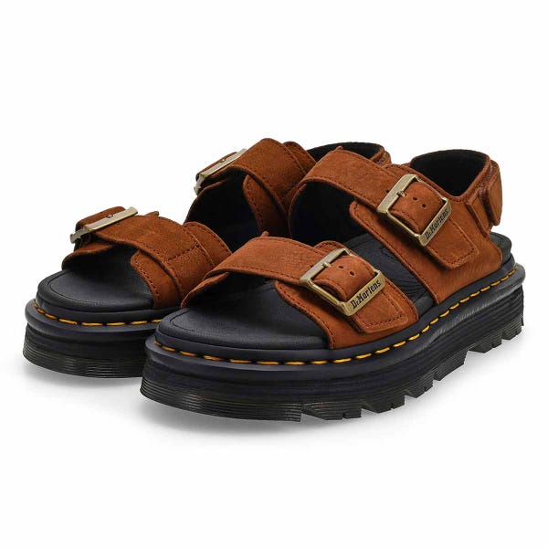 Women's  ZebZag 2 Strap Casual Sandal - Sepia Brown