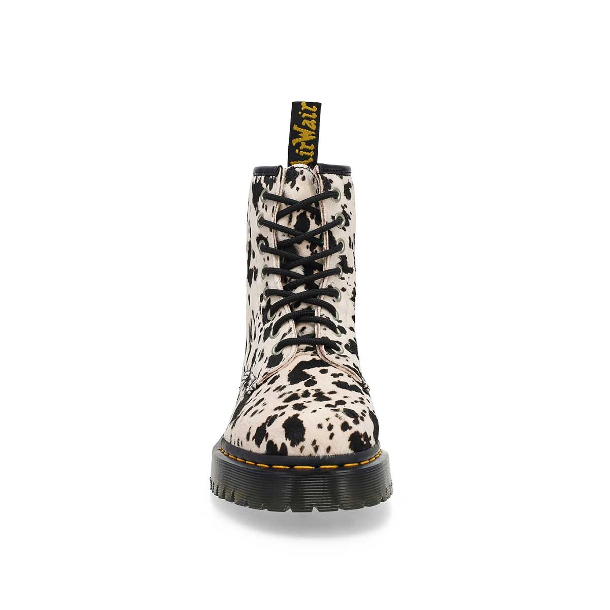 Botte en cuir 8illets 1460 BEX, noir, femmes