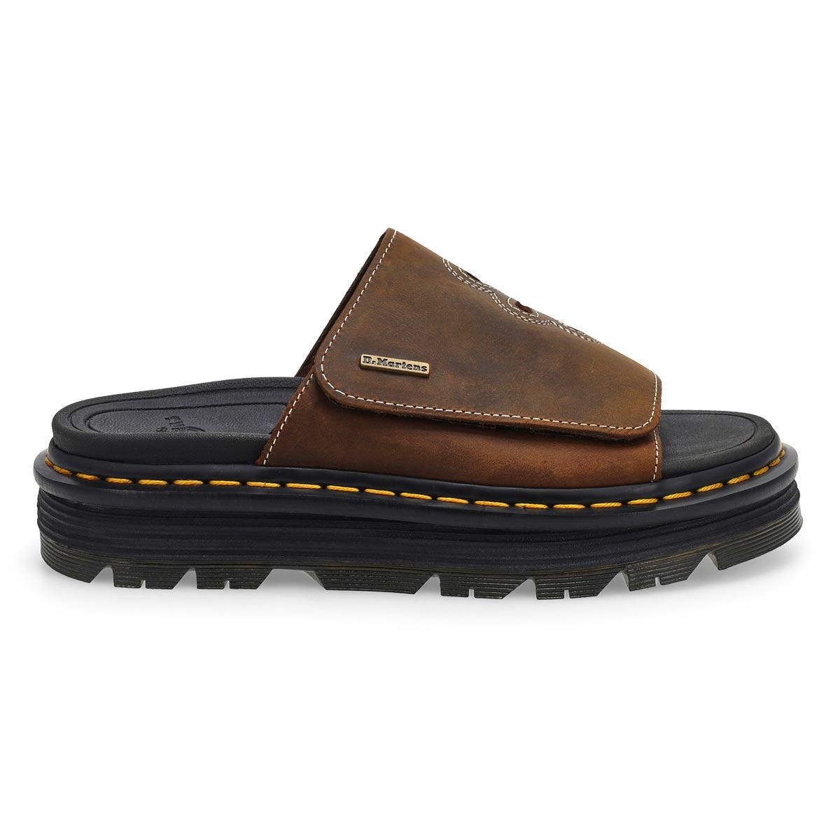 Dr.Martens　SANDAL Dr Martens Women's ZebZag Slide Sandal - Dar | SoftMoc.com