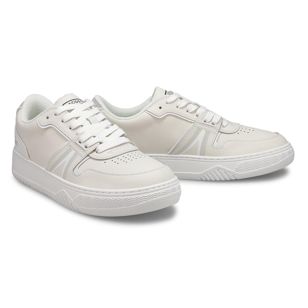 Men's L001 Leather Sneaker - White/Off White