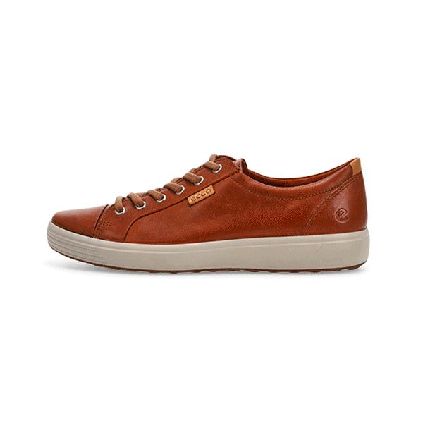 (取寄) エコー メンズ ソフト 7 スニーカー ECCO men ECCO Soft 7 Sneaker Cognac 1 Ecco Men's Soft 7 Casual Lace Up Sneaker - Co | SoftMoc.com