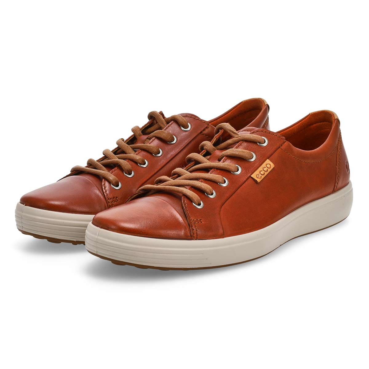 (取寄) エコー メンズ ソフト 7 スニーカー ECCO men ECCO Soft 7 Sneaker Cognac 1 Ecco Men's Soft 7 Casual Lace Up Sneaker - Co | SoftMoc.com