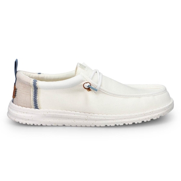 Flâneur décontracté WALLY SUMMER LINEN, blanc/gris