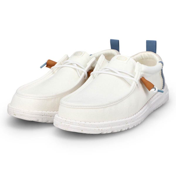 Flâneur décontracté WALLY SUMMER LINEN, blanc/gris pierre, hommes