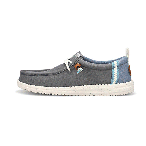 ローレンサイ Marlowe and Waking ED400 Heydude Men's Wally Summer Linen Casual Shoe | SoftMoc.com