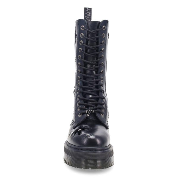 Botte 1B99 Quad Whimsigoth pour femmes - Noir Milled Gloss