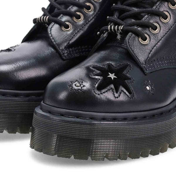 Botte 1B99 Quad Whimsigoth pour femmes - Noir Milled Gloss