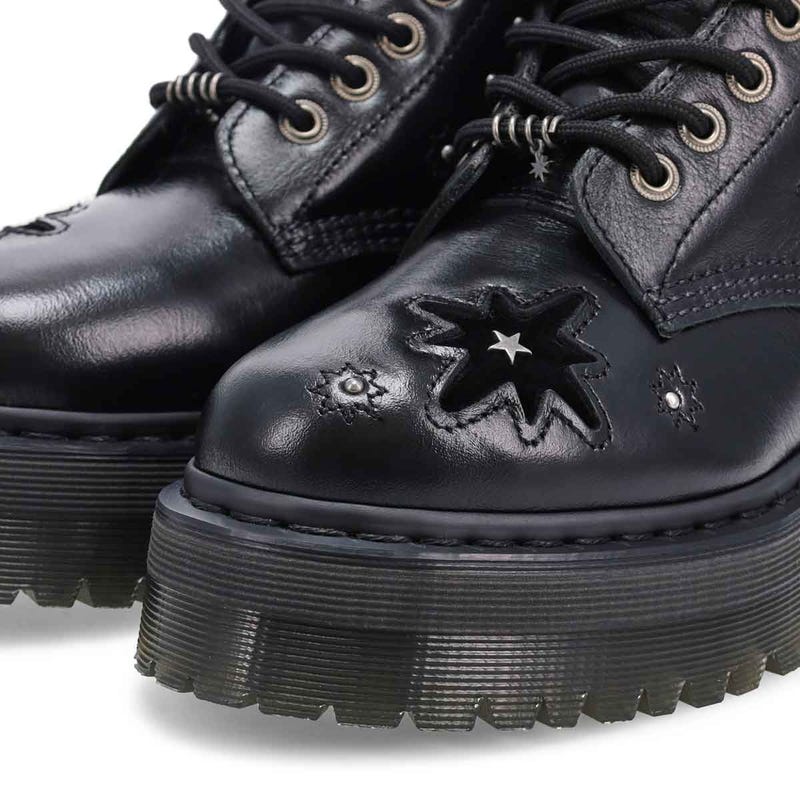 Botte 1B99 Quad Whimsigoth pour femmes - Noir Milled Gloss