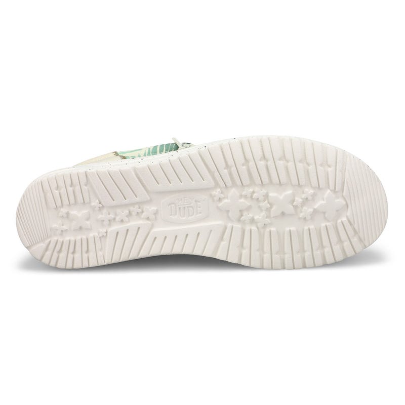 Flâneur décontracté WALLY FUNK PSYCH PALM, gris clair/vert céladon, hommes