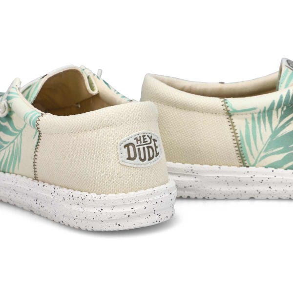 Flâneur décontracté WALLY FUNK PSYCH PALM, gris clair/vert céladon, hommes