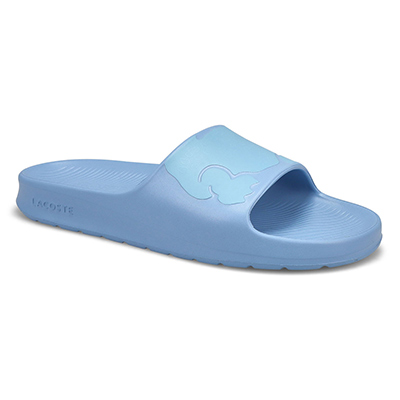 Claquette Croco 2.0, bleu pâle, femmes