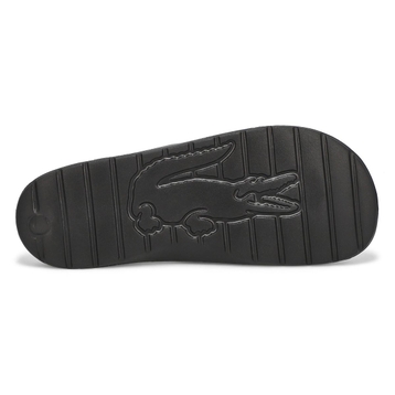 Claquette CROCO 2.0, noir/noir, hommes