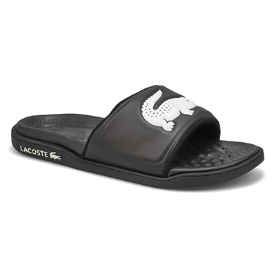 Mns Croco Dualiste Slide Sandal-Blk/Wht