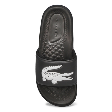 Men's Croco Dualiste Slide Sandal -Black/White