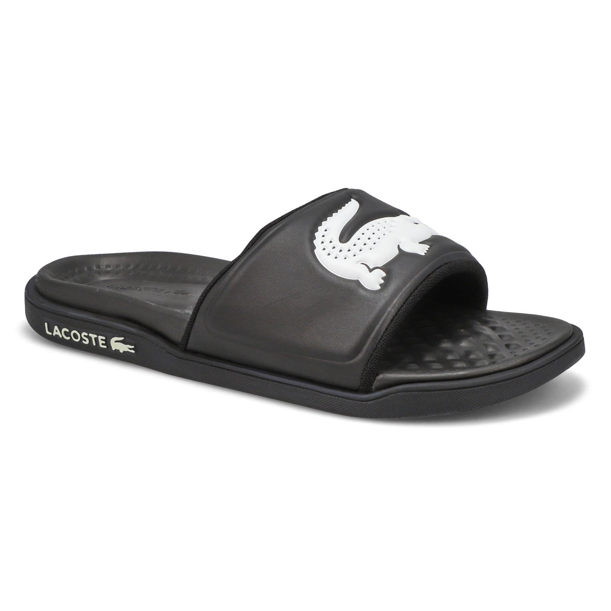 Men's Croco Dualiste Slide Sandal -Black/White