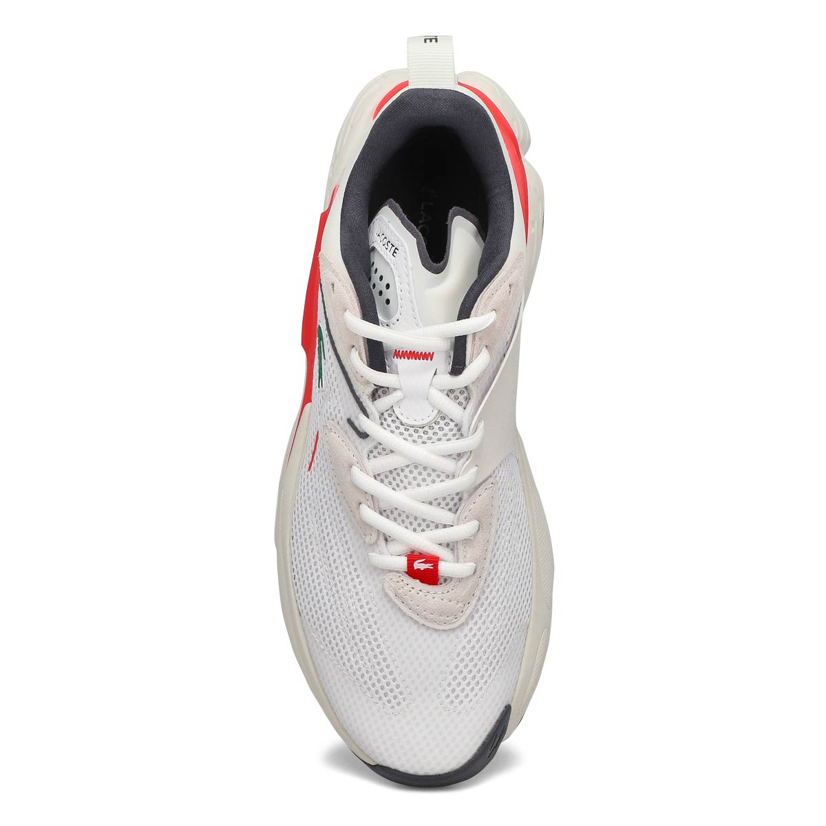 Men's Aceshot Sneaker - Off White/ Red