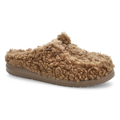 Lds Wendy Slipper Casual Clog - Timber Wolf
