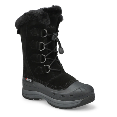 Lds Chloe Waterproof Winter Boot - Black