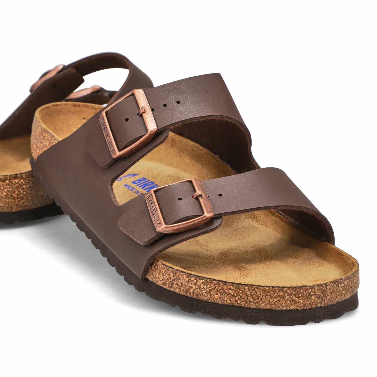 Birkenstock Mens' Arizona SF Sandal - Brown | SoftMoc.com