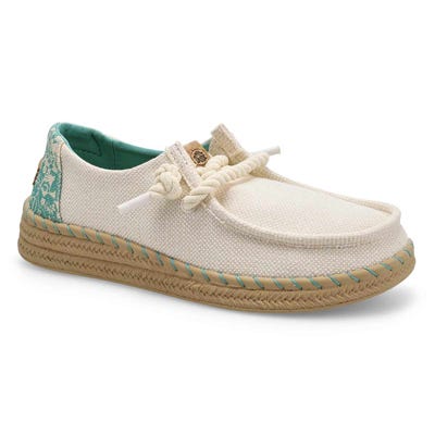Flâneur décontracté WENDY ESPADRILLE HIBISCUS, aigrette/multi, femmes