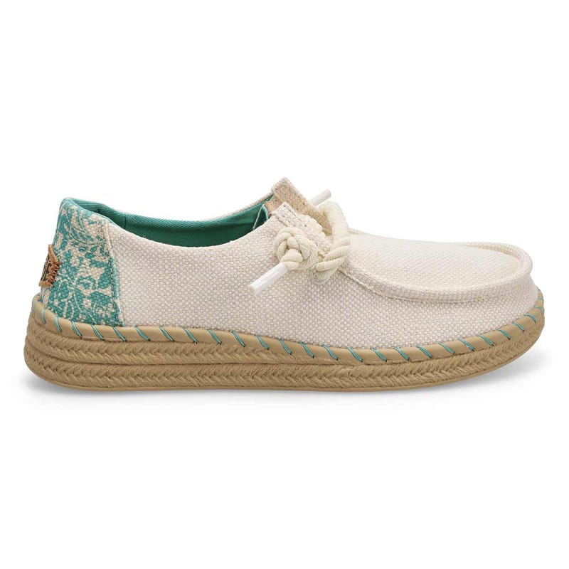 Flâneur décontracté WENDY ESPADRILLE HIBISCUS, aigrette/multi, femmes