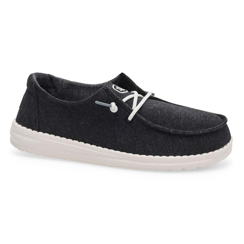 Women's Wendy Stretch Jersey Casual Shoe -  Black