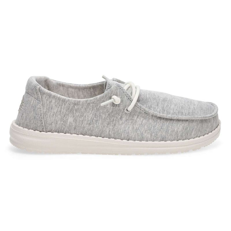Women's Wendy Stretch Jersey Casual Shoe -  Light Grey