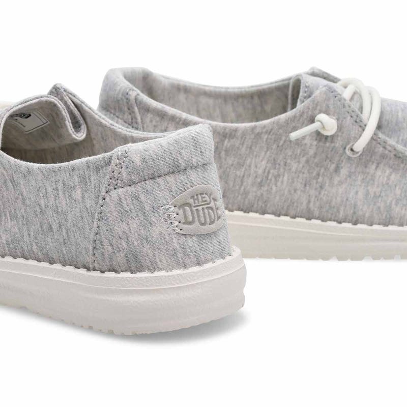 Women's Wendy Stretch Jersey Casual Shoe -  Light Grey