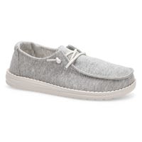 Women's Wendy Stretch Jersey Casual Shoe -  Light Grey