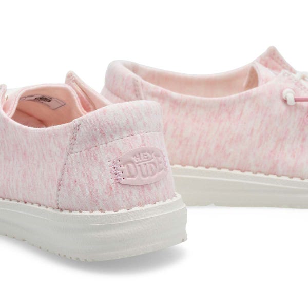 Women's Wendy Stretch Jersey Casual Shoe -  Light Pink