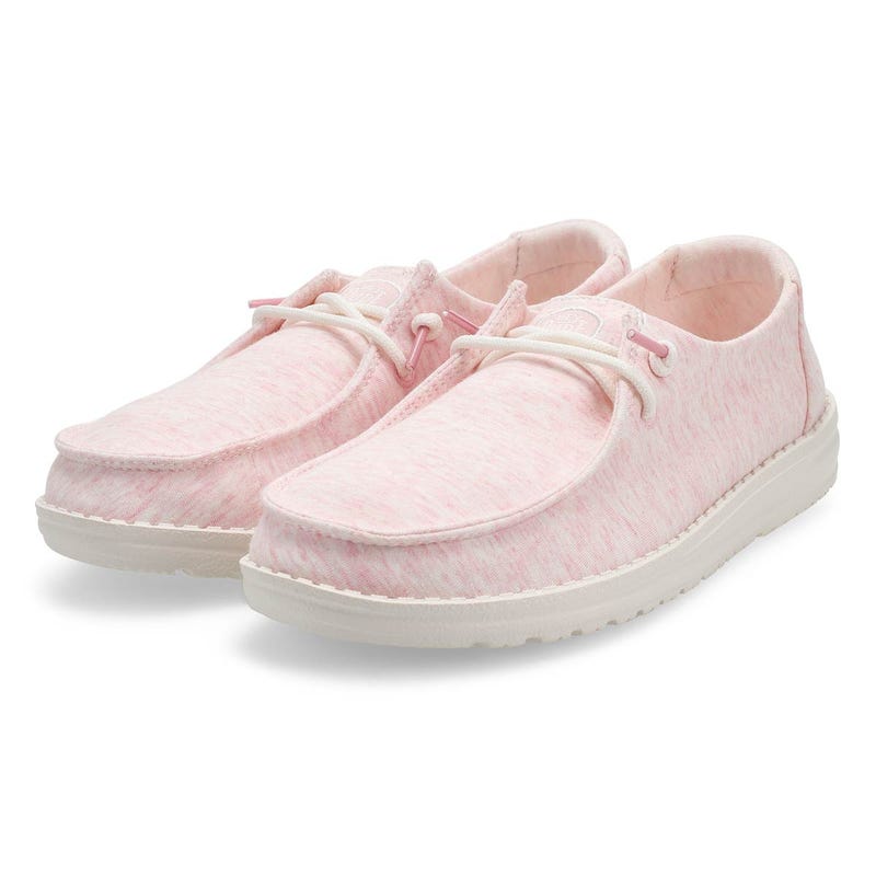 Women's Wendy Stretch Jersey Casual Shoe -  Light Pink
