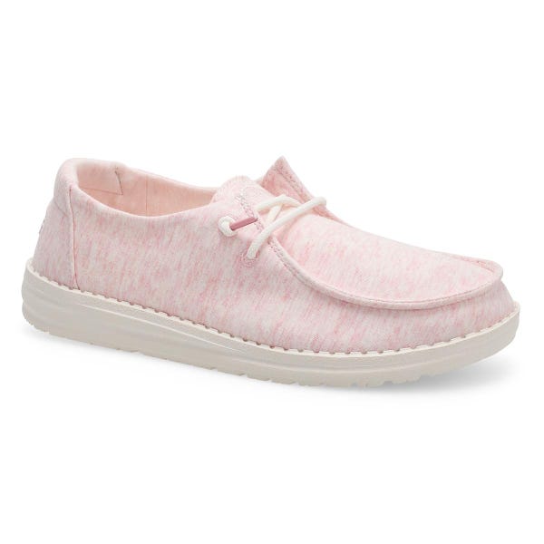 Women's Wendy Stretch Jersey Casual Shoe -  Light Pink