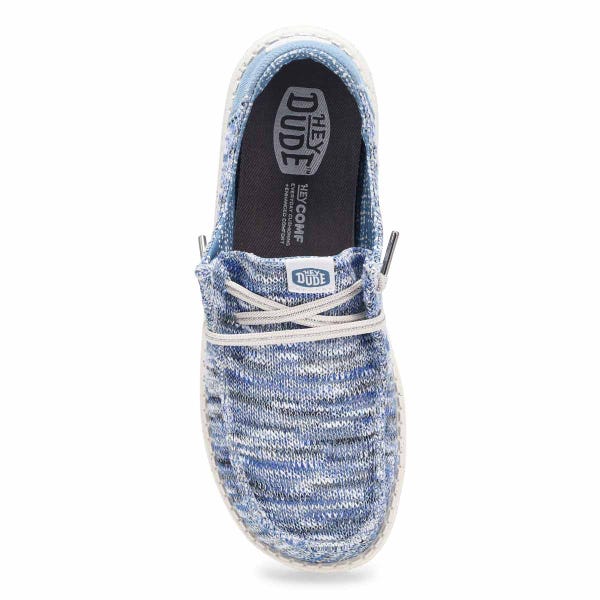 Chaussure décontractée Wendy Knit Shimmer - Bleu pâle/multicolore