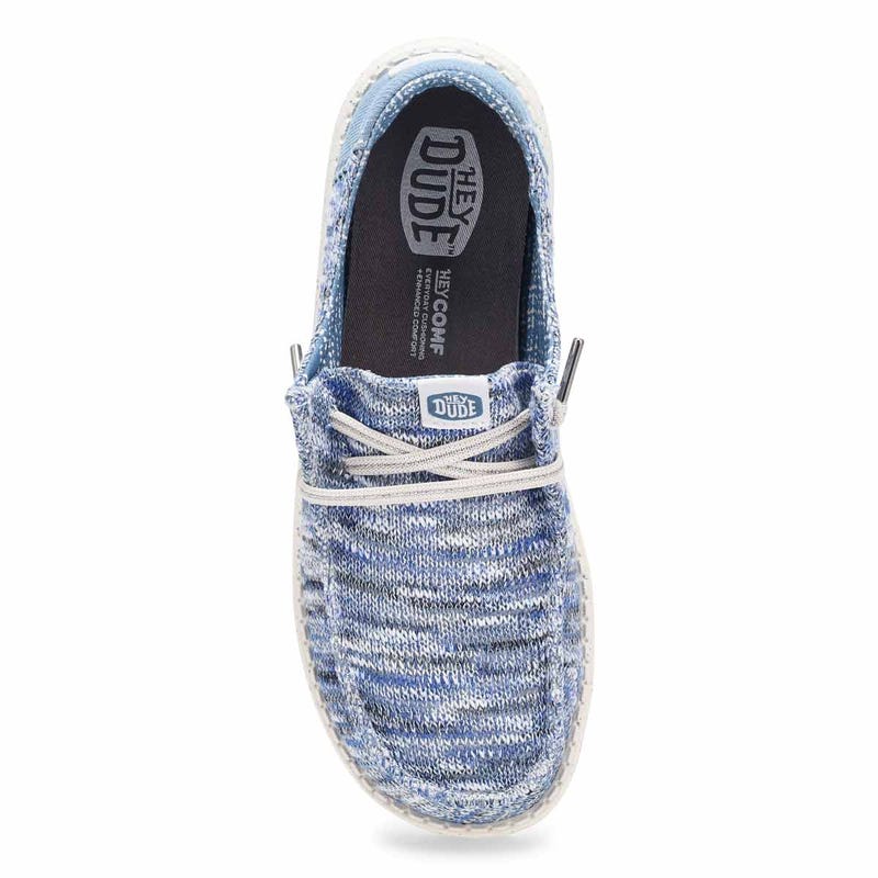 Chaussure décontractée Wendy Knit Shimmer - Bleu pâle/multicolore