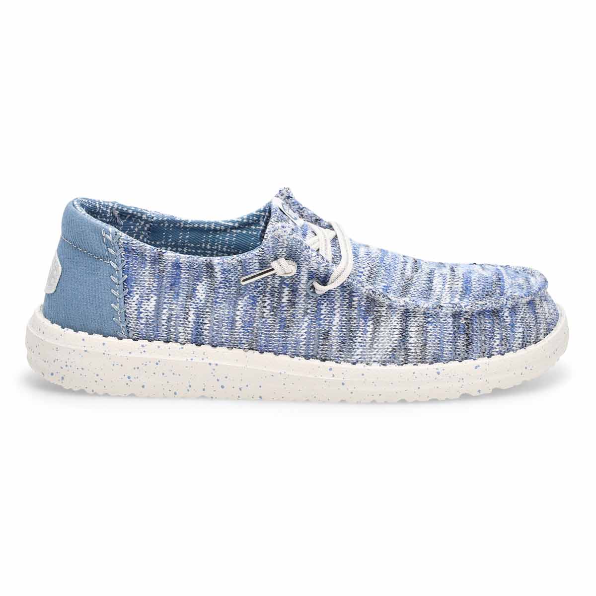 Chaussure dcontracte Wendy Knit Shimmer - Bleu p