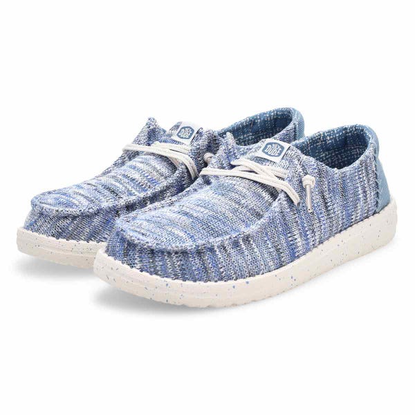 Chaussure décontractée Wendy Knit Shimmer - Bleu pâle/multicolore