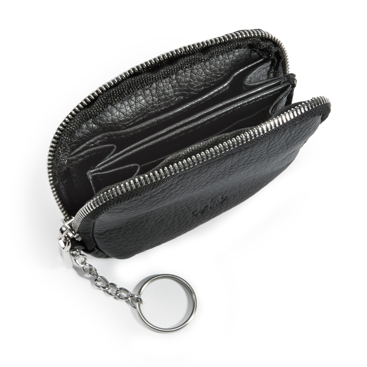 CoLab Women's black zip up wallet