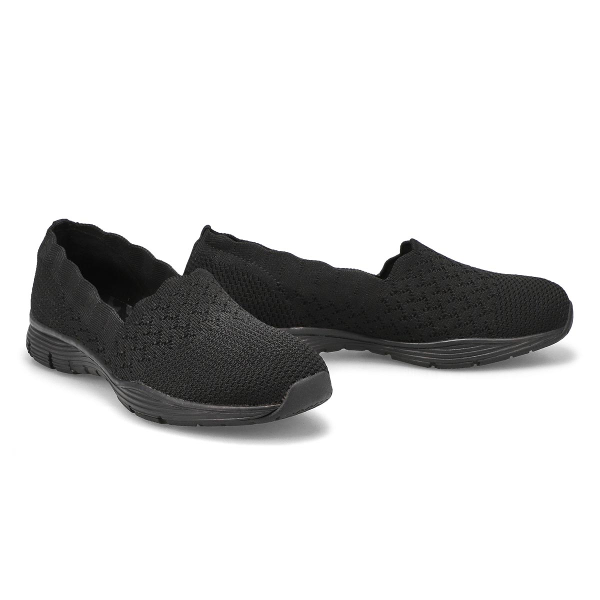 overskydende dominere fusion Skechers Women's Seager Stat Shoe - Black/Bla | SoftMoc.com