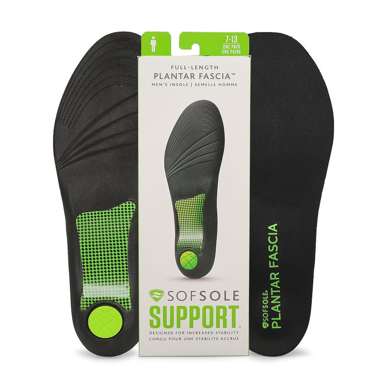 Semelle pleine longueur PLANTAR FASCIA, hommes