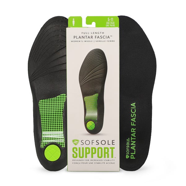 Semelle pleine longueur PLANTAR FASCIA, femmes